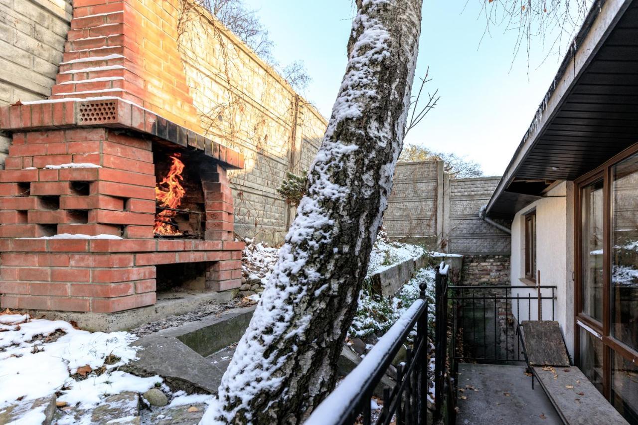 Mangal And Terrace In Center Apartment Lviv Dış mekan fotoğraf
